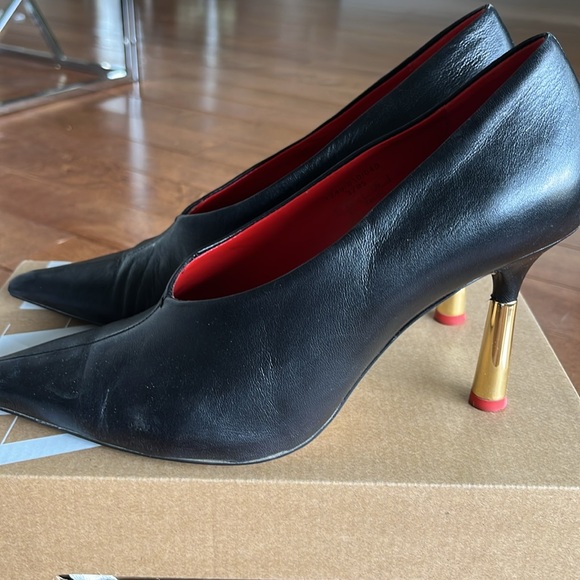 Zara black heels new condition size 37 - Picture 4 of 4